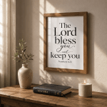 WD-VE0014 - Mockup 1 The Lord Bless You | Numbers 6:24 | Wall Decor