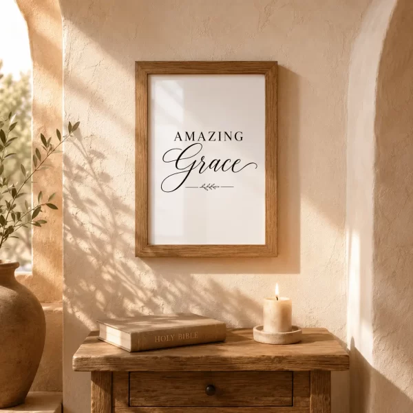 WD-VE0030 - Mockup 4 Amazing Grace | Wall Decor